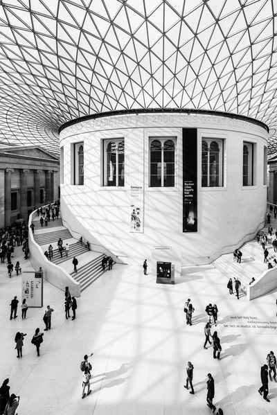 inside a building on what we do