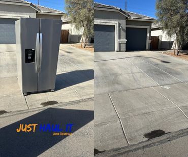 Refrigerator removal in Maricopa, Az