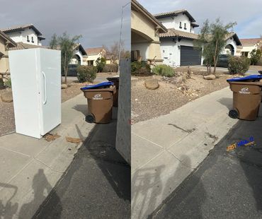 Maricopa appliance removal to recycle the scrap.