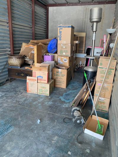 Less than half full Maricopa storage unit that needs cleaned out.