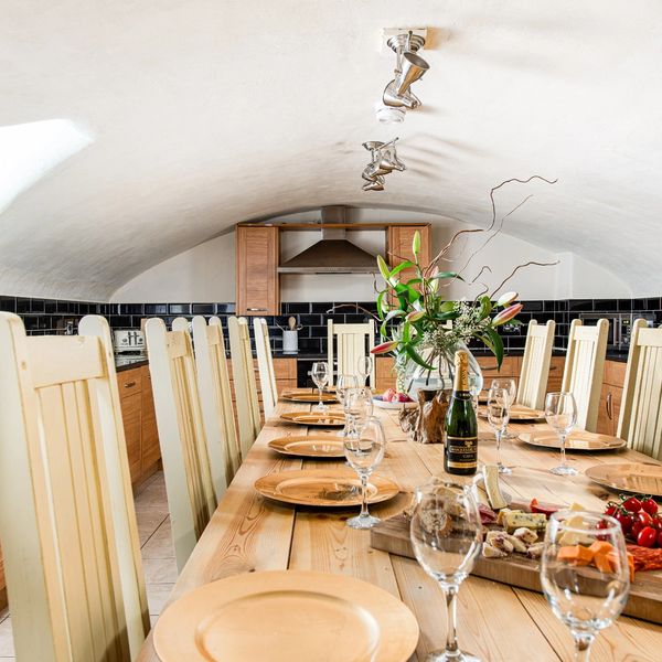 Large dining space for Stag & Hen parties, holiday accommodation in Bath
