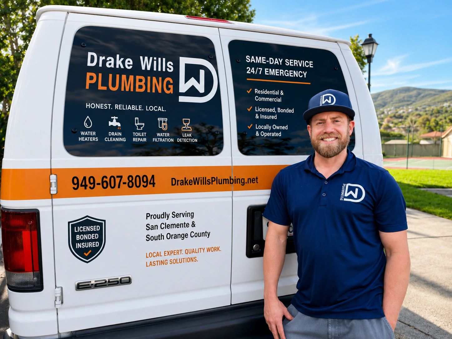 Drake Wills Plumbing | Same Day Plumber | San Clemente | 24/7 - Water softening equipment supplier in San Clemente