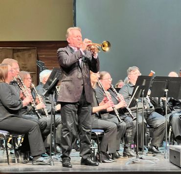 Guest soloist Mike Herriott plays at our 50th anniversary concert