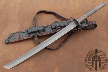 Custom Sword
Katana Wakizashi 
Tactical sword
Back Carry Sheath