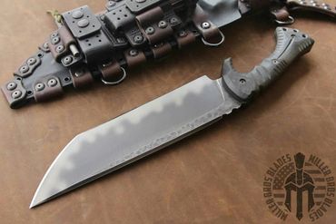 Custom Knife
Tactical knife 
Outdoors knife
Camp Knife
Bushcraft Knife
Large Fixed blade knife
Miller Bros. Blades
