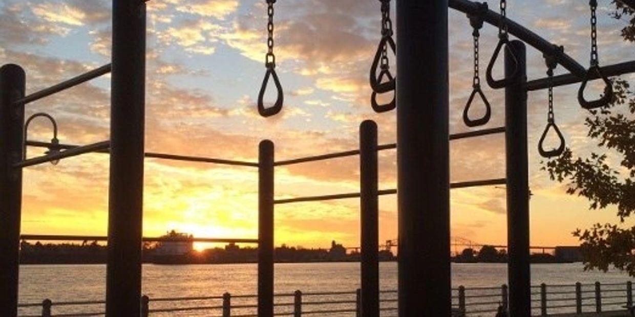 Outdoor Fitness Centre at Clergue Park