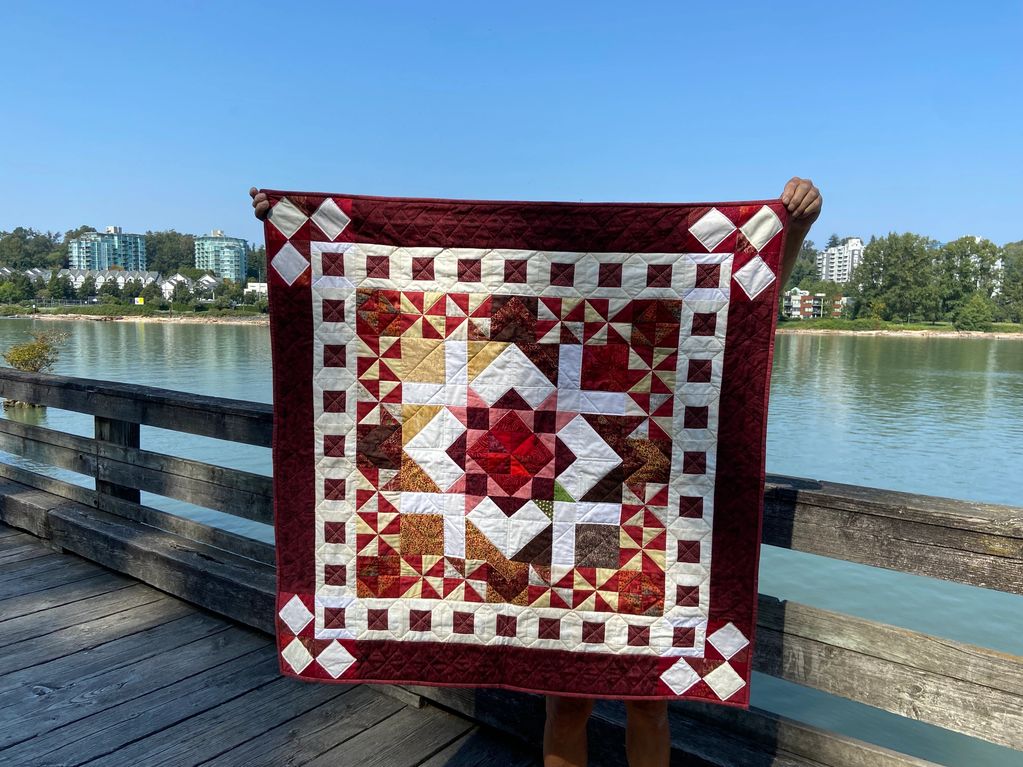 #37 Rose Modern Sample Block