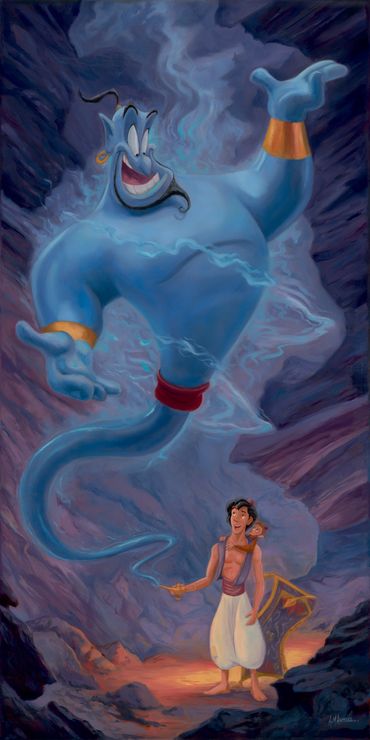 "Friend Like Me" Oil on Canvas 24" x 48" Original Sold