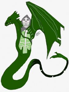 All shadow dragons can retract their wings into their backs, can shape shift and can get bigger or s