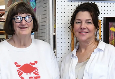 Hang-ups owners Cindy Pittman and Lara Brady Kelley.