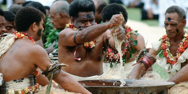 Traditional kava ceremony 