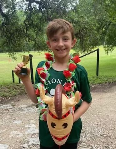 Spring Fling race winner at Rebecca Creek Park