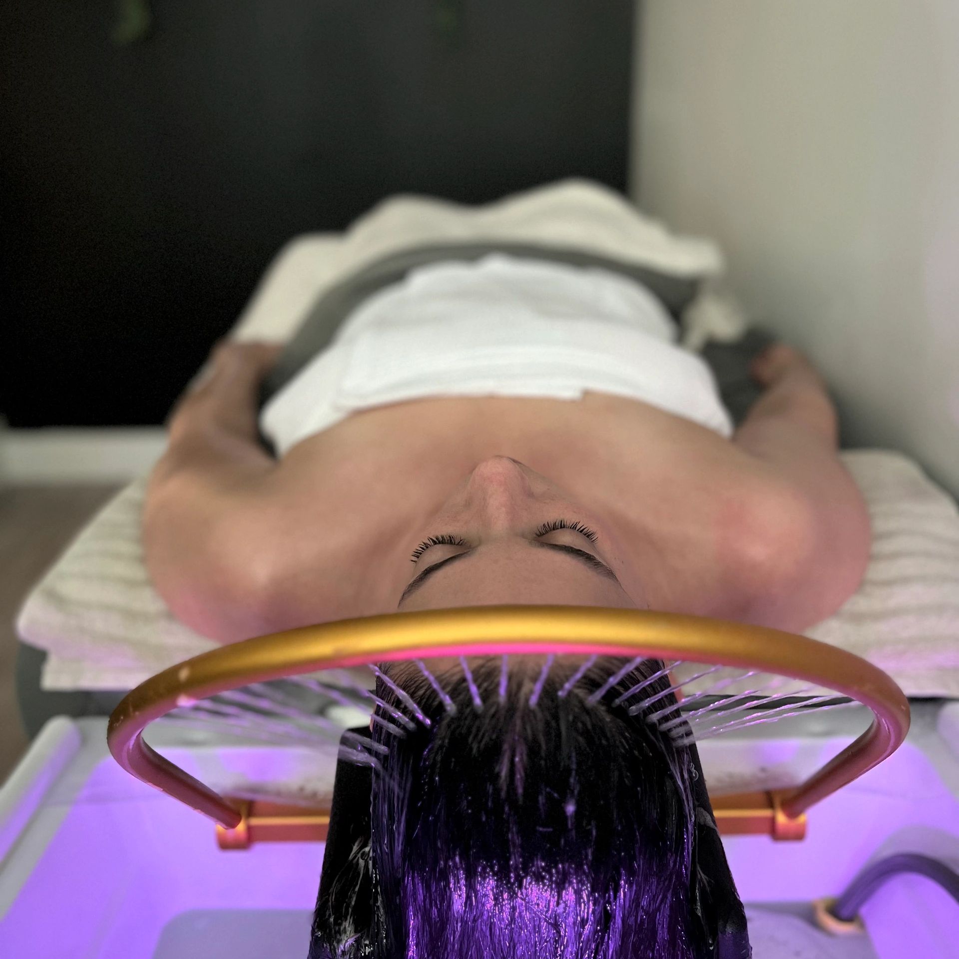 Enjoy a luxurious HeadSpa treatment at NATIV Aesthetics & Co. in Centennial, CO."