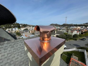 Chimney Chase Pan Copper