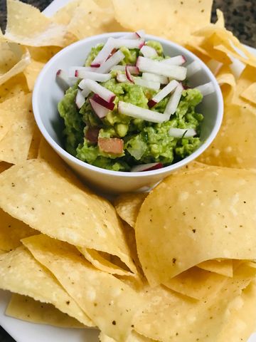 Guacamole & Chips 
Made fresh to order!