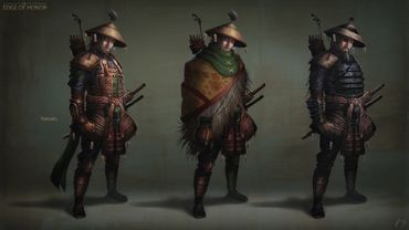 Samurai character concept.