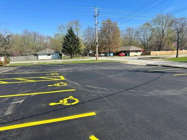 Church Parking Lot Asphalt Paving in Branson West Missouri