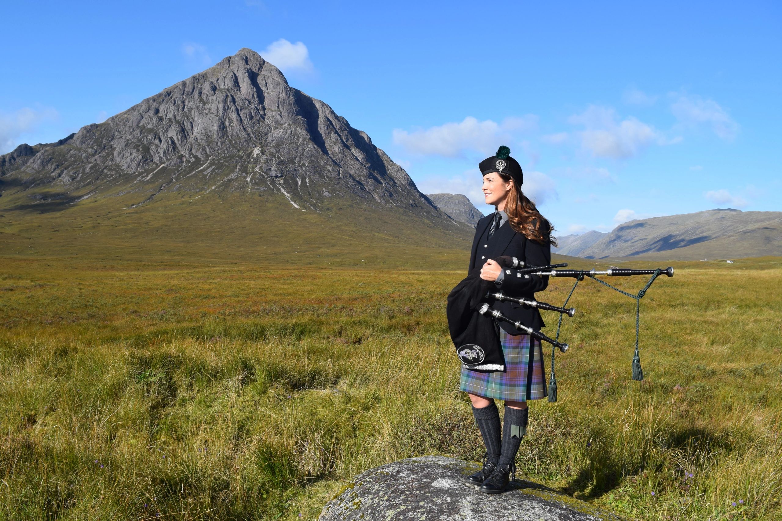 Dark shop isle bagpiper