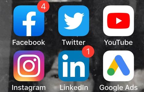 This is an image of the media channels we use for marketing