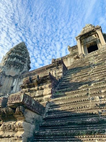 Thailand temple steps