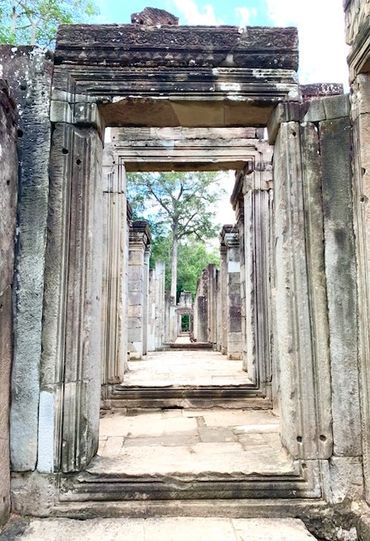 Cambodian temple ruins