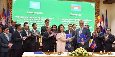 ADB Cambodia signed deal
ADB Facebook