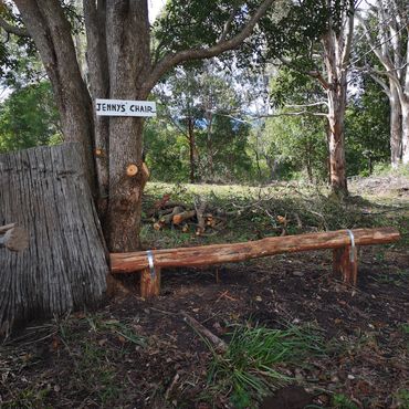 Eddies chair at Mariefields