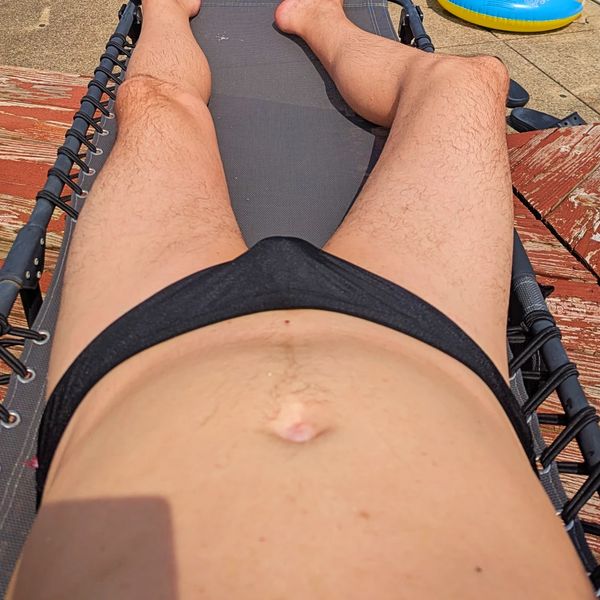 Man Wearing YUZHOU Men's Low Rise Swim Brief