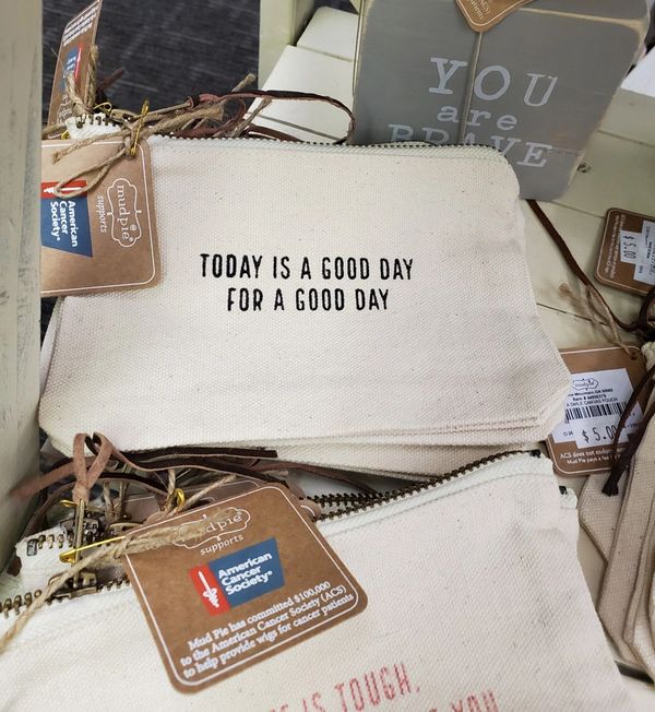 Image:  gifts for sale from the American Cancer Society
