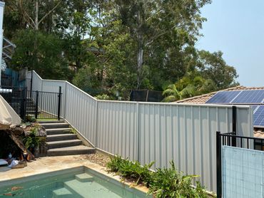 Raked Bluescope Lysaght Colorbond