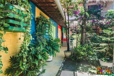 Pátio interno Pousada Cambará Tamandaré/PE