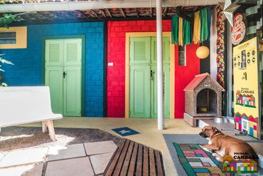 Pátio interno Pousada Cambará Tamandaré/PE