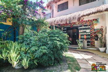 Jardim interno Pousada Cambará Tamandaré/PE