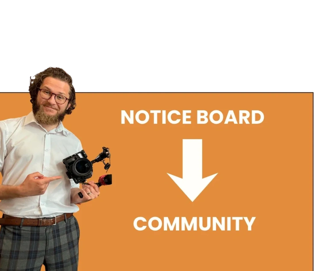 Stop posting like a noticeboard. Start building a community.