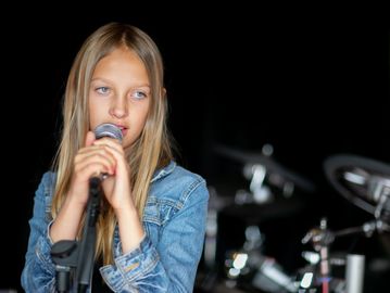 Students learn to play and sing their favorite songs and the rock and roll classics.