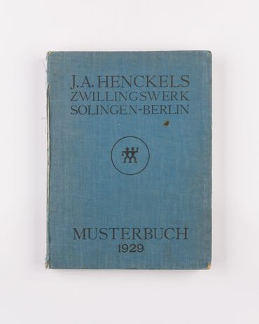 1929 blue J.A. Henckels Zwillingswerk Solingen-Berlin Musterbuch.