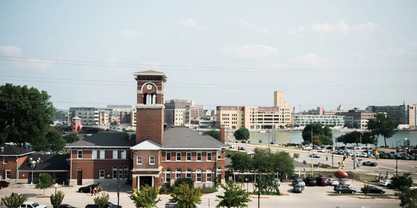 Photo Overlooking Downtown Green Bay