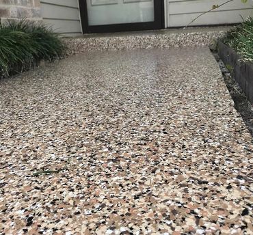 Metallic Epoxy Stained Concrete Industrial Garage Epoxy Installer Dallas Fort Worth Near Me