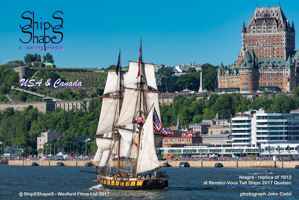 John Cadd ShipSShapeS (c)Wexford Films Ltd.2017; US replica frigate Niagra; Quebec Canada; RDV 2017;