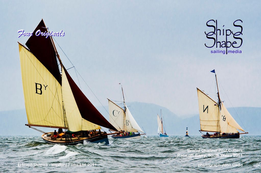 John Cadd ShipSShapeS.com (c)Wexford-Films-Ltd2011; 4  Bristol Channel Pilot 
Cutters race 2011;