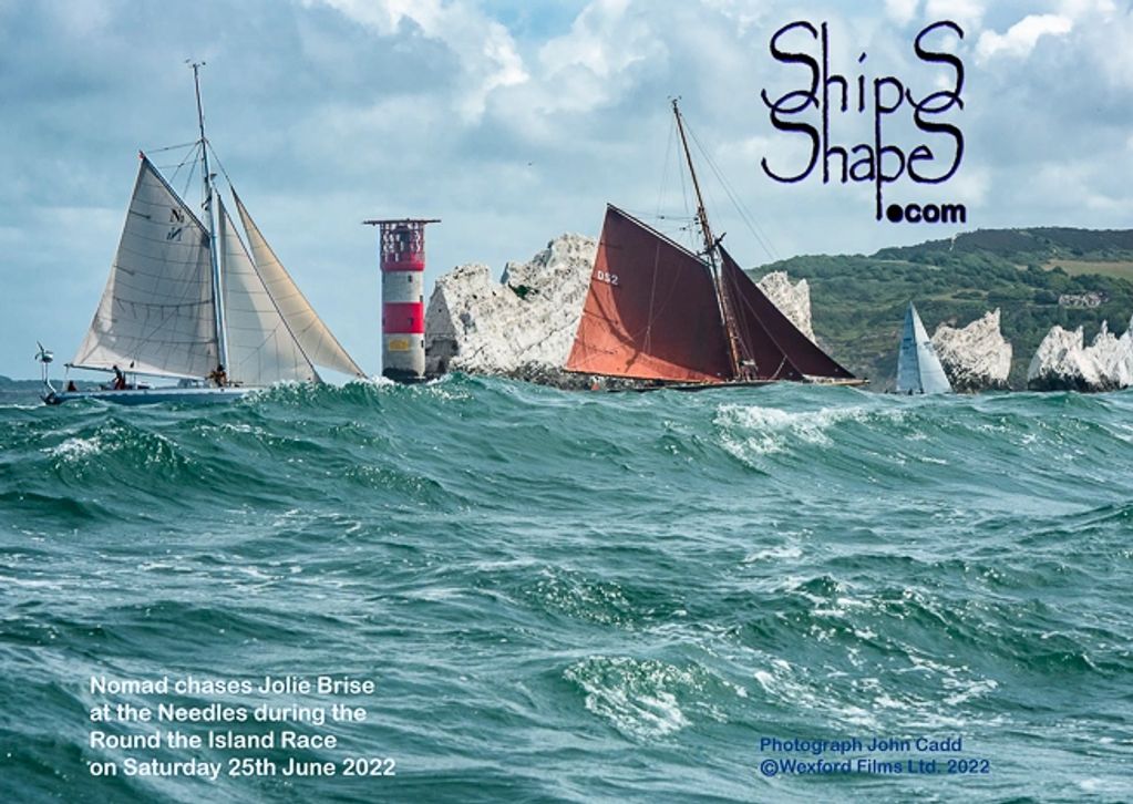 Jolie Brise with the red sails