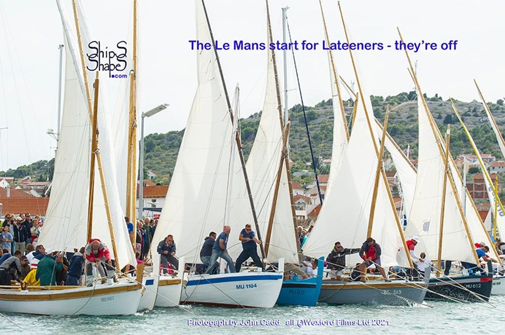 John Cadd (c)Wexford_Films_Ltd.2015; The annual Lateen Sailing Regatta in Murter Croatia 2015; Start