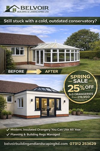 One of our design concepts replacing a old conservatory into a beautiful orangery