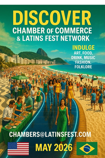 G20, ART BASEL, LATINSFEST, CHAMBER OF COMMERCE, Discover the Chamber of Commerce & Latins Fest Network with art, food, music, and culture in May 2026.