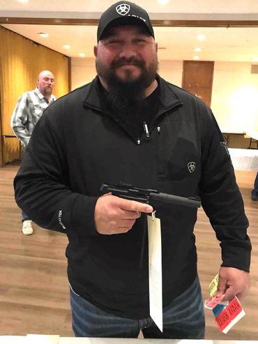 John Azevedo - Card cut winner