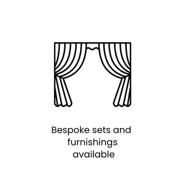 theatre set curtains icon