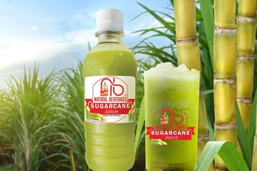 350ml drinking bottle makes 1 serve of sugarcane juice