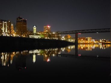 Memphis lights from the fuel dock