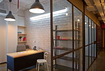 dentsu dubai, agency revamping - design industrial dubai interiors interior architect architecture