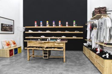 store beirut Lebanon architecture interior design modern interiors industrial shop hip architect